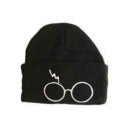 Gözlük Bere modeli Harry Potter bere kışlık şapkası Yazılı Bere modelleri
