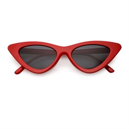 Kırmızı Cat Eye Gözlük Modeli