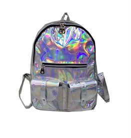 hologram beyaz renkli sırt çantası