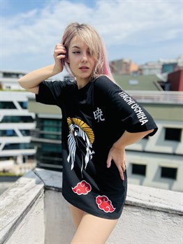 Kakashi Hatake Naruto Siyah Unisex Tshirt